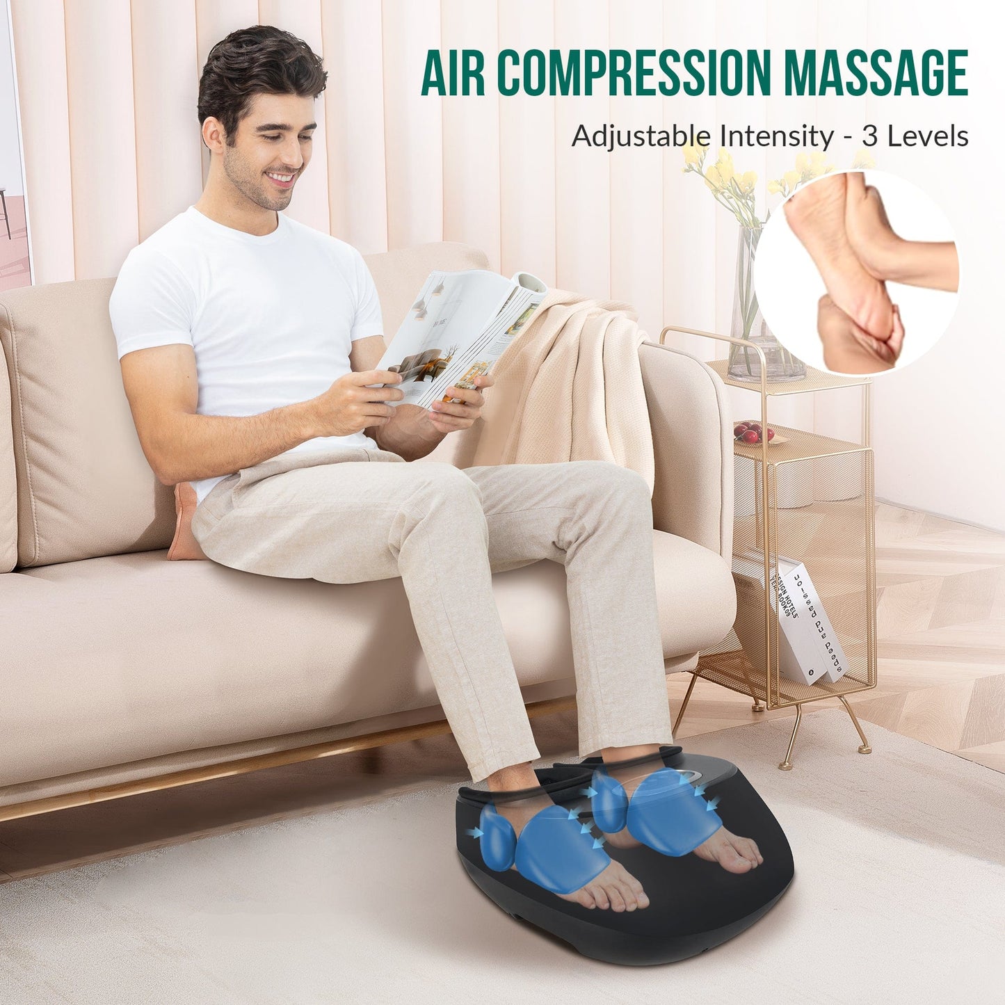 Relaxing Shiatsu Foot Warmer