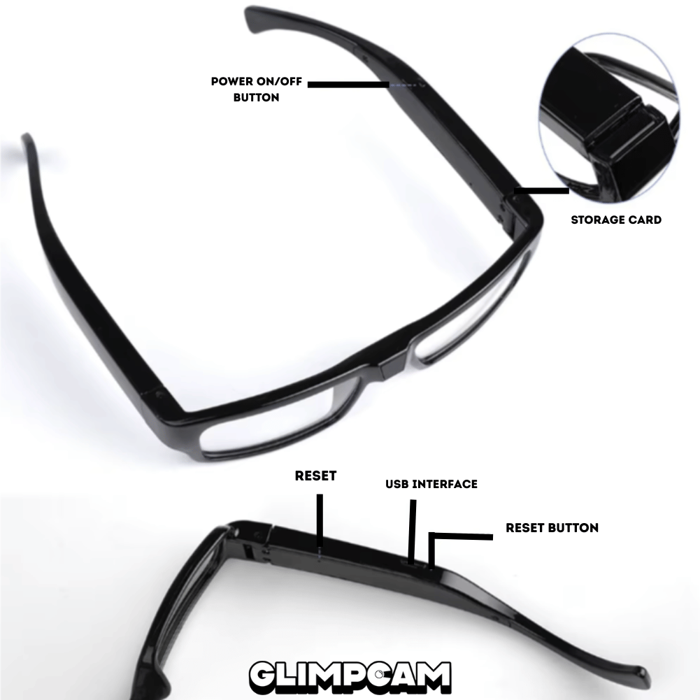GlimpCam Everyday Camera Glasses