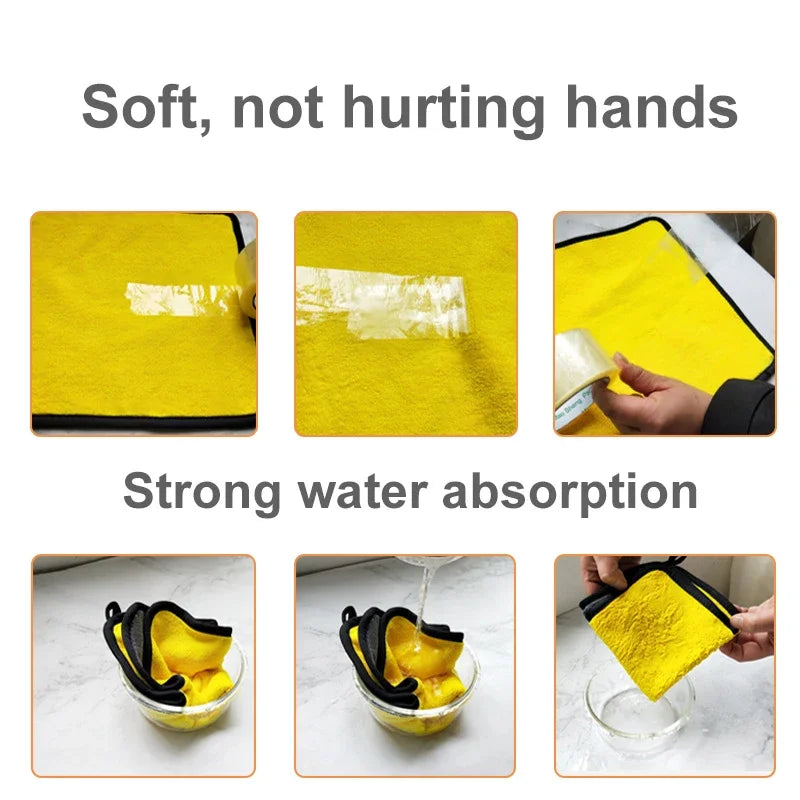 10 Pcs Ultra Soft Car Care Towels