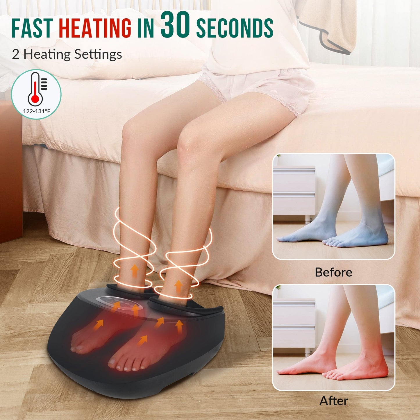 Relaxing Shiatsu Foot Warmer
