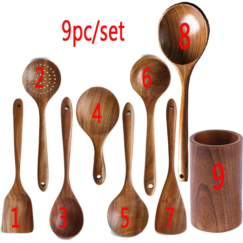 Eco-Friendly Teak Kitchen Tools